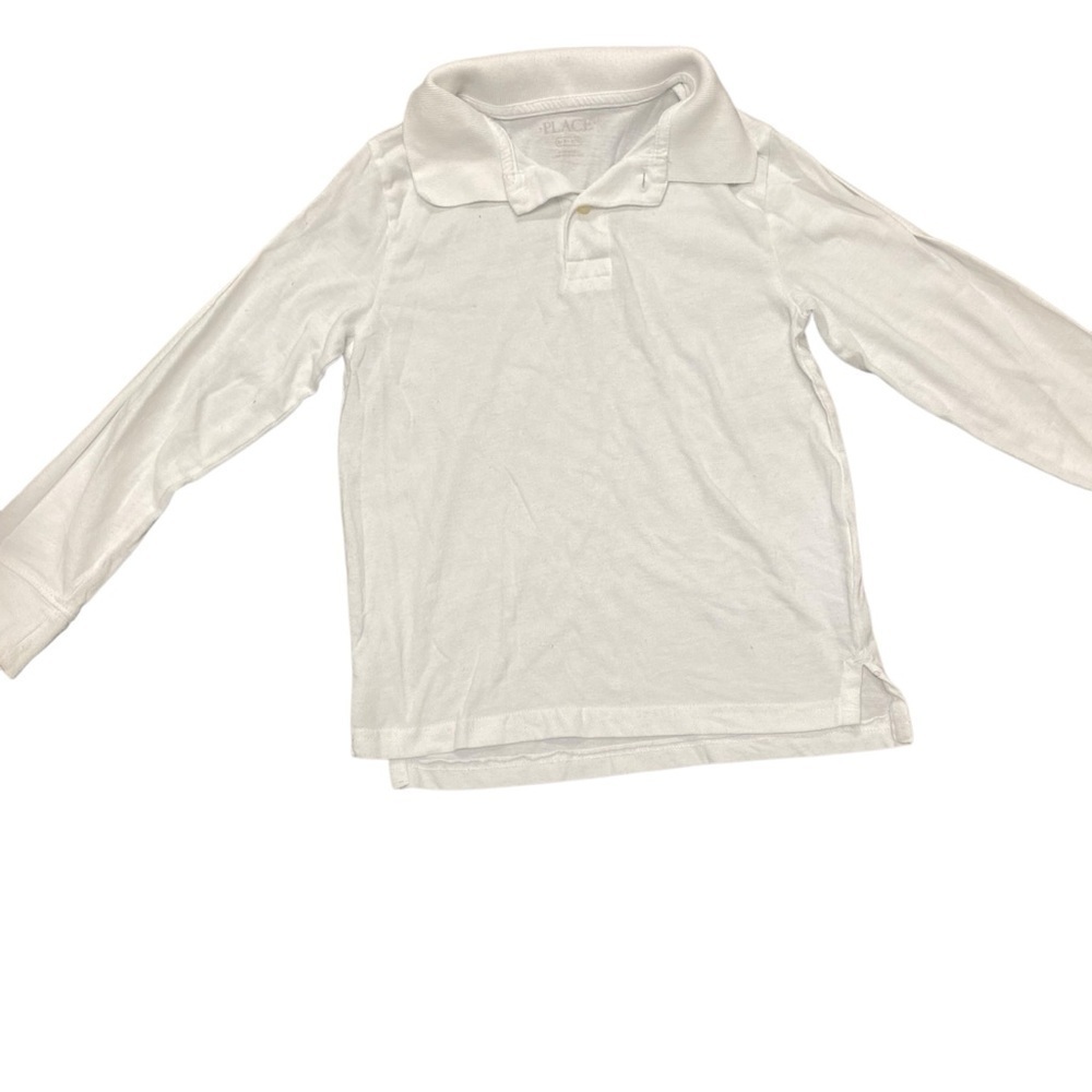 Boys Place Collared Shirts White and sky blue Bundle of 2 Size S/P (5-6) - Picture 4 of 7